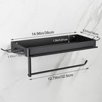 Taozun Garage Paper Towel Holder, Wall Mount Shelf, Shop Towel Holder, One-Hand - Image 5