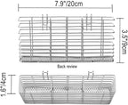 iPEGTOP Expandable Dish Drying Rack Over Sink, Rustproof Stainless Steel Basket - Image 9