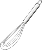 10.63" Stainless Steel Flat Whisk, Egg Beater by Tafond