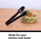 40 Pieces Plastic Salad Tongs, 9 Inch Disposable Utensils Set, Heavy Duty - Image 6