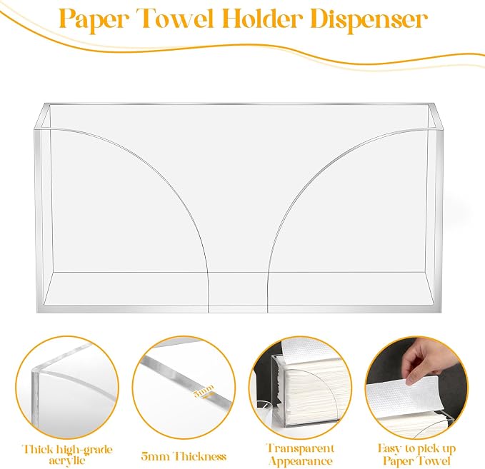 1PCS Paper Towel Holder, Minimalist, Countertop, Napkin Holder - Image 4