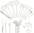 E-far Silicone Cooking Utensils Set, 25 Piece Kitchen Utensils by E-far