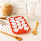 HIC Kitchen Silicone Heart Ice Tray, Makes 14 Hearts - Image 5