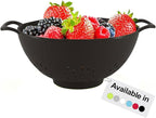 Meadow Lane 6-inch Small Colander, Dishwasher Safe, Double Handles, Compact - Image 2