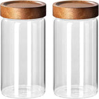 Glass Jar with Screw Top Lid 37oz Borosilicate Glass Spice Jars Seasoning - Image 7