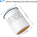 Bivvclaz Kitchen Utensil Holder, 6.7" Utensil Holder - Image 2