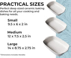 Saffron & Sage Casserole Dish Set of 3 - Image 6