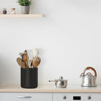 Ceramic Utensil Holder for Kitchen Counter, 6.2" Kitchen Utensil Holder - Image 3