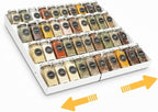GOENDR Metal Spice Drawer Organizer, 4 Tier Spice Rack by GOENDR