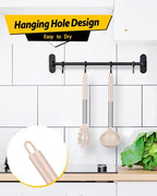 Silicone Pasta Fork and Ladle Spoon Set, Large Non Stick Kitchen Utensils - Image 6