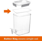 Elsjoy 1.2 Gallon Plastic Drink Dispenser - Image 4