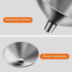 Serinar 2 Piece Small Stainless Steel Filling Mini Funnel, Flask Funnel - Image 4