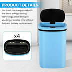 13 Gallon Trash Can | 50L Sensor Automatic Kitchen Trash Can - Image 7