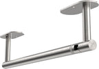 RUACQ Paper Towel Holder Under Cabinet, Wall Mounted or Adhesive Stainless by Ruacq