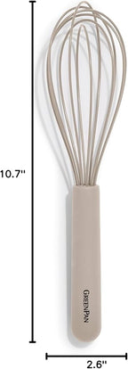 GreenPan Silicone Whisk, Mixing Blending Beating Stirring Cooking Kitchen - Image 7