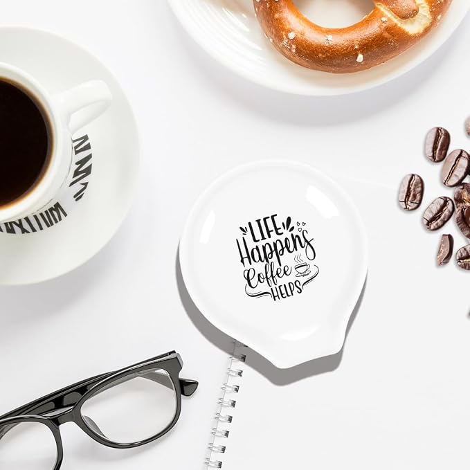 Funny Coffee Spoon Holder-Coffee Spoon Rest-Cafe Bar Station Accessories-Life - Image 6