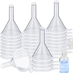 Hoolerry 100 Pcs Small Funnel for Filling Small Bottles Clear Plastic Mini by Hoolerry