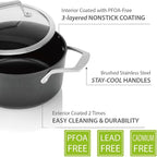 TECHEF - Onyx Collection - 2.8-quart Soup Pot - Image 7