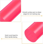 HARFINGTON Acrylic Clay Roller 8 Inch x 1 Inch Solid Non-Stick Plastic Round - Image 4