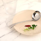 7.9'' Gravy Ladle Stainless Steel Silver Small Ladle Sauce Soup Ladles Mirror - Image 3