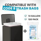 Simpli-Magic 13.2 Gallon Step Trash Can – Kitchen Garbage Can - Image 2