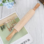 PRETYZOOM Wooden Rolling Pin 10.82In Dough Pastry Roller - Image 8