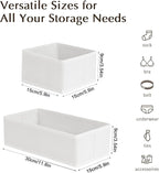 DIMJ Drawer Organizers Clothes, Fabric Closet Organizers and Storage, Shallow - Image 2