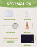 Matcha Whisk Set, Ceramic Matcha Set Includes Bowl - Image 6