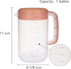 Jucoan 2 Pack 1 Gallon Plastic Pitcher - Image 2