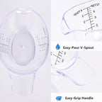 4 Pack Small Measuring Cups, 2oz/60ml Mini Measuring Cup - Image 5