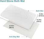 JUERLEN 2 Pack Diatomaceous Earth Shower Mat, Stone Bath Mat, Nonslip Super - Image 2