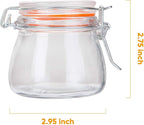 Small Glass Jars With Airtight Lids, Glass Spice Jars 5 oz, Maosn Jars With - Image 3