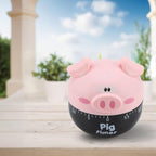 Cute Pig Kitchen Timer, 55 Minute Timer Mechanical Count Down Timer Clock - Image 9