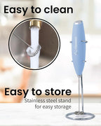 Elementi Electric Milk Frother Handheld - Image 5