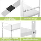Across-Star Expandable Cabinet Shelf Organizer Rack, Stackable Kitchen Counter - Image 6