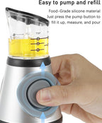 Oil Dispenser Bottle, 17oz Olive Oil Dispenser Oil Sprayer, Baking Frying - Image 6