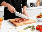 BRODARK Kitchen Knife Set with Block - Image 5