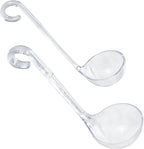 Chef Craft Plastic Dressing and Sauces Ladles, 1 Ounce 5.5 Inch and 2 Ounce 6 by ChefCraft
