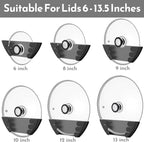 Universal Pot Lid Organizer for Cabinet - Image 2