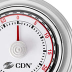 CDN Compact 60 Min Mechanical Timer-Silver - Image 3