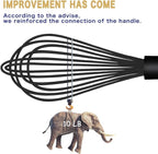 OYV Dishwasher Safe Silicone Whisk, Sealed Waterproof Design Set of 3, - Image 4
