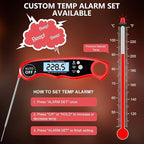 RIWUSI Meat Thermometer Digital, Instant Read Food Thermometer - Image 6