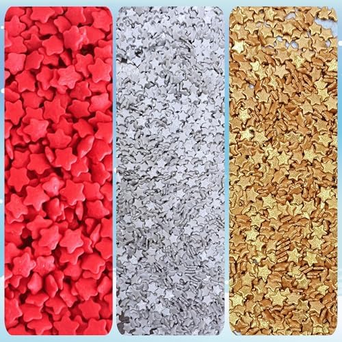 Confect Christmas Sprinkles | White, Red, Silver, Gold & Holly Green Mix | Edible Holiday Sprinkles for Cakes, Cupcakes & Cookies | Festive Baking Decorations-5 Oz - Image 7