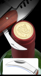 True Shark Corkscrew, Professional Waiters Corkscrew Wine Key Bottle Opener - Image 3