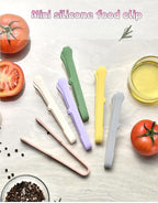 6 Pcs Mini Silicone Food Tongs, Heat Resistant & Non-Slip Grip Kitchen Cooking - Image 3