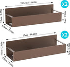HuggieGems 4 Pack Magnetic Spice Storage Rack Organizer - Image 7