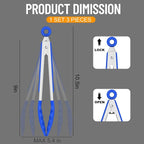 Hotec Silicone Kitchen Tongs for Cooking 9-Inch Serving Tongs - Image 8