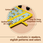 Folkulture Pot Holders for Kitchen | Pack of 2 Ribbed Soft Silicone Hot Pads - Image 4