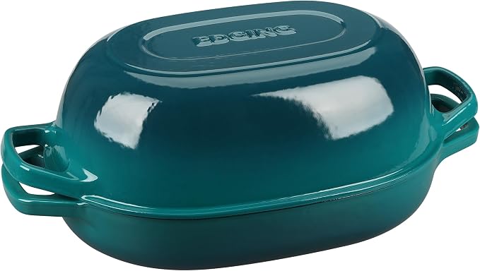 EDGING CASTING Enameled Cast Iron Oval Dutch Oven Pot - Image 8