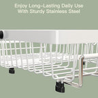 MAJALiS Dish Drying Rack Over The Sink, Expandable Stainless Steel Dish Drainer - Image 5